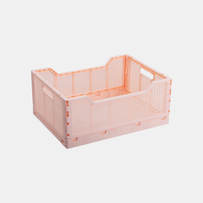 Small Ballet Pink Folding Storage Crate