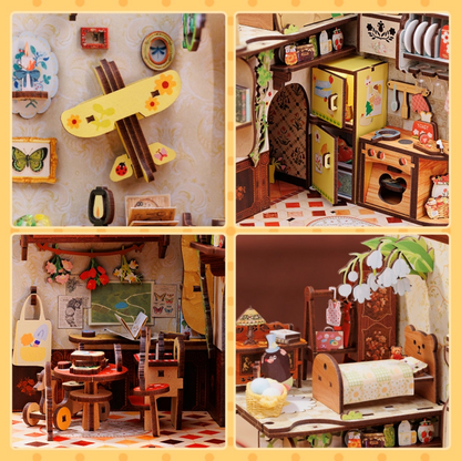 Mole's Apartment Book Nook DIY Miniature Kit