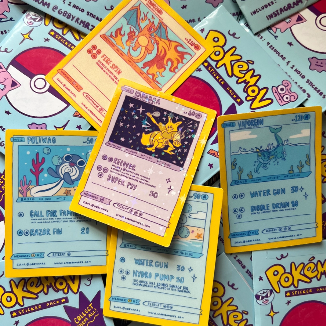 Pokemon Card Sticker Pack Volume 2