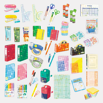 Office Supplies Sticker Pack