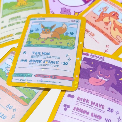 Pokemon Card Sticker Pack Volume 1