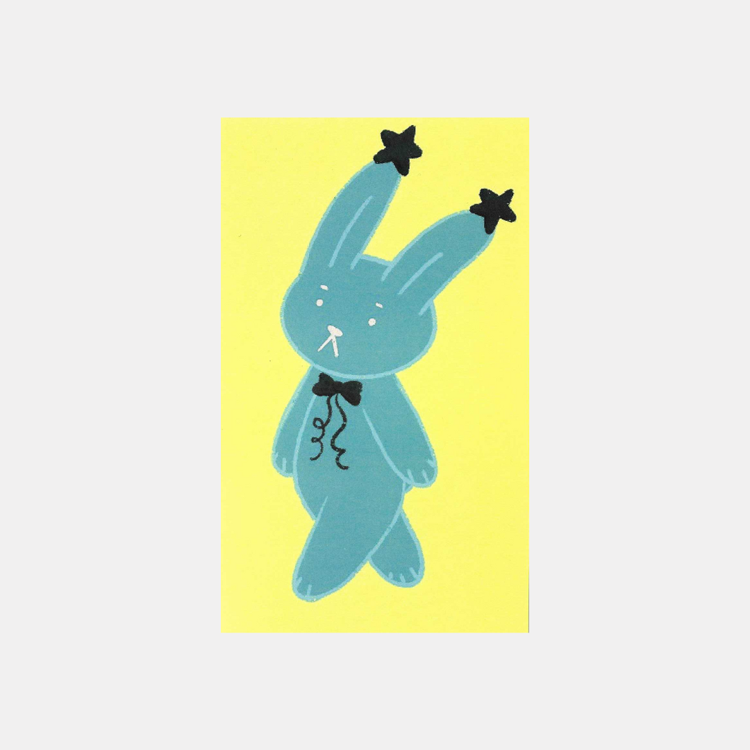 Blue Bunny Mini Print