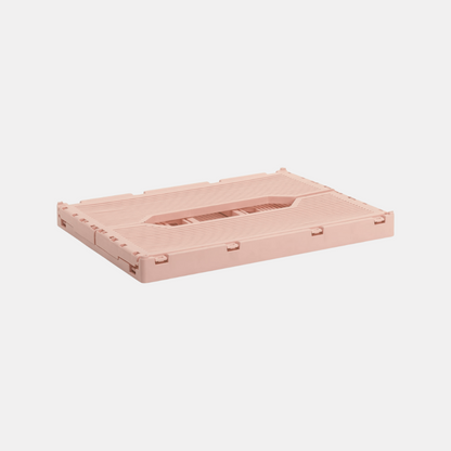 Small Ballet Pink Folding Storage Crate