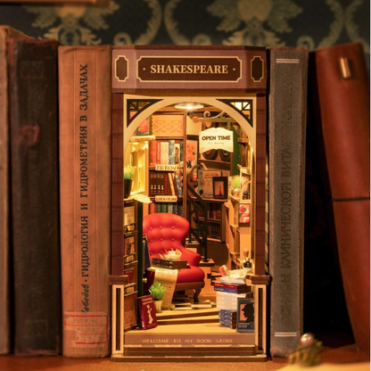 Bookstore Book Nook DIY Miniature Kit