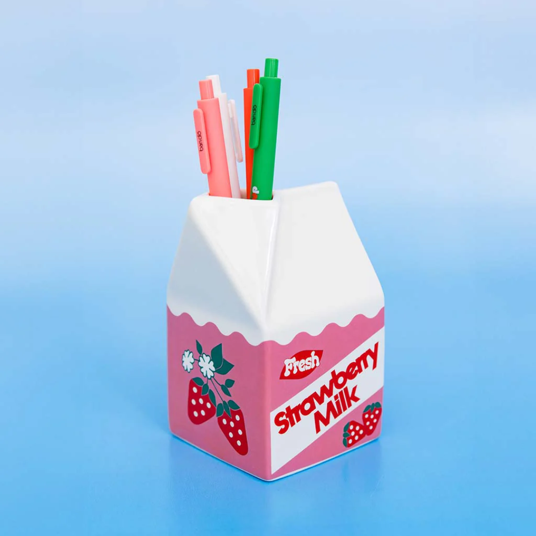 Strawberry Milk Vase