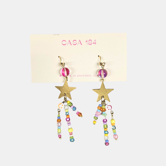 Star Bead Earrings