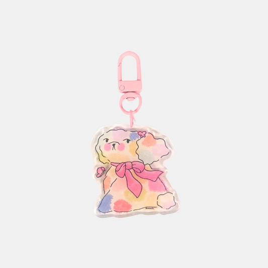 Dream Watercolour Poodle Keychain