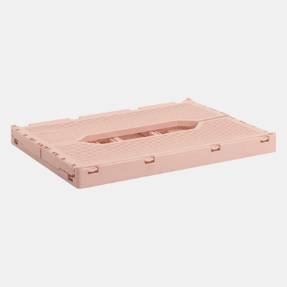 Large Ballet Pink Folding Storage Crate