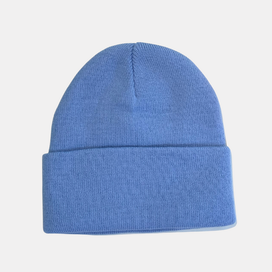 Sky Blue Cuffed Beanie