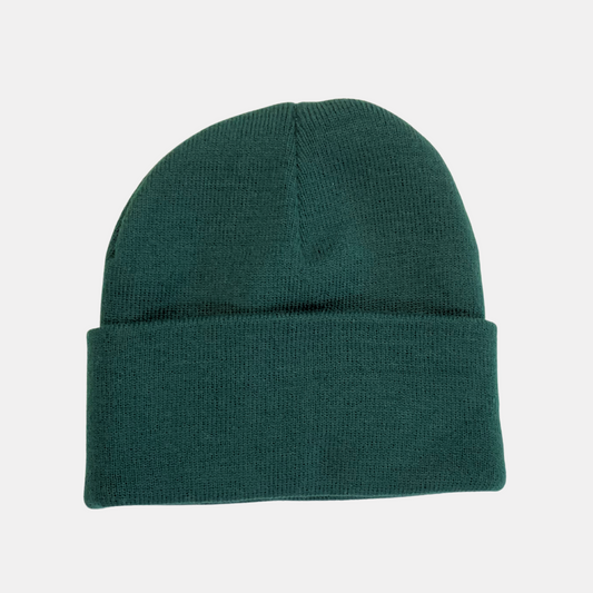 Forest Green Cuffed Beanie