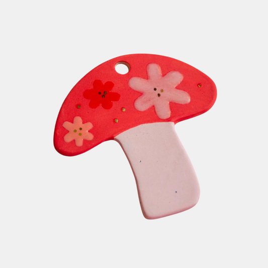 Ceramic Mushroom Ornament