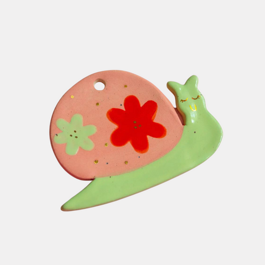 Ceramic Snail Ornament