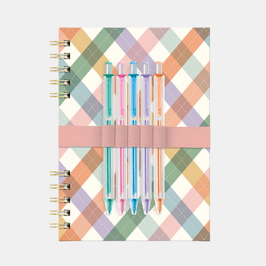 Argyle Notebook + Pen Set