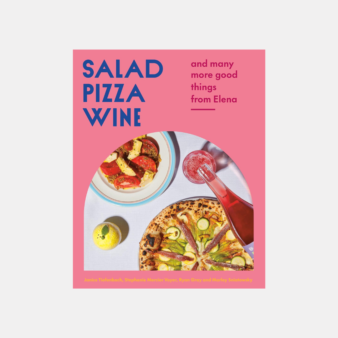 Salad Pizza Wine