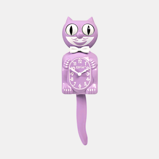 Pastel Lilac Kit-Cat Klock