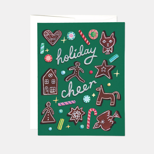 Holiday Cheer Gingerbread Card