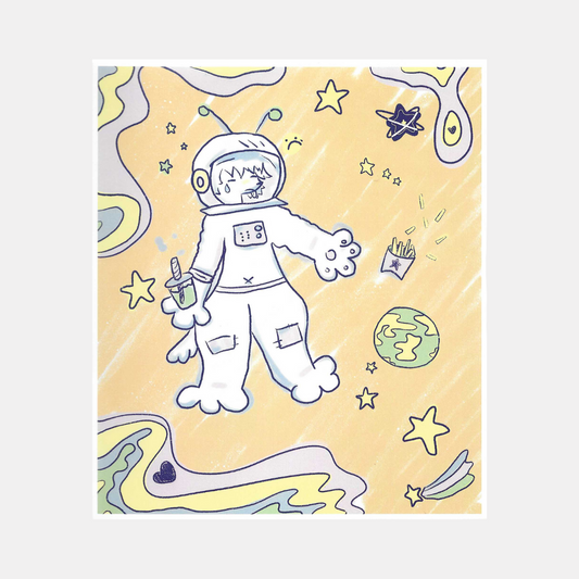 Space Fries Print