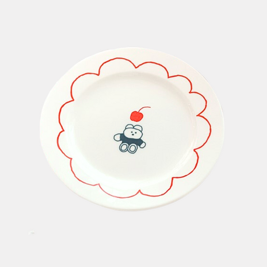 Ceramic Bear Plate