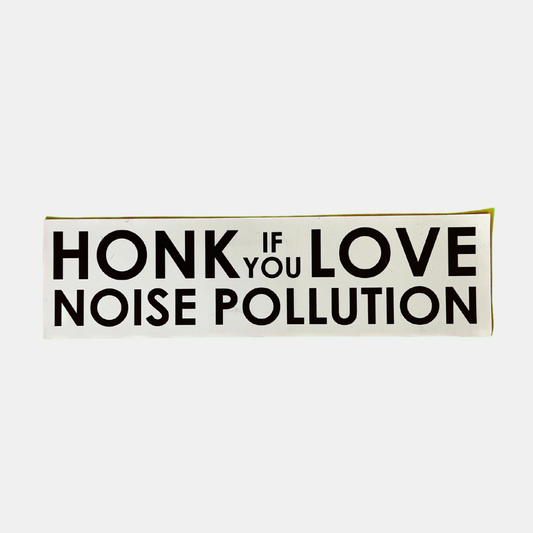 Noise Pollution Car Magnet