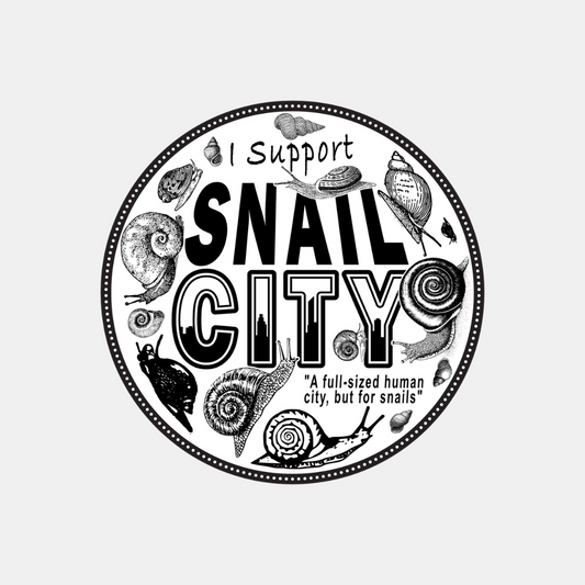 Snail City Sticker