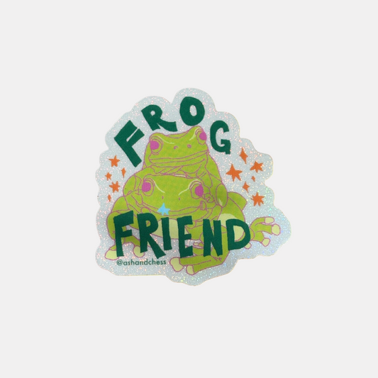 Frog Friend Sticker