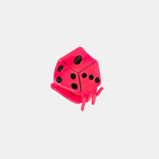 Pink Dice Hair Claw