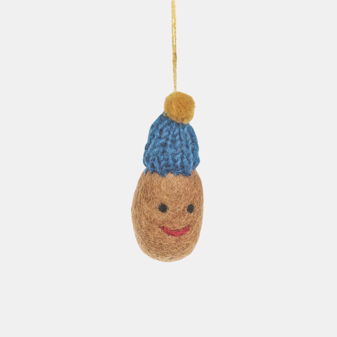 Winter Potato Felt Ornament