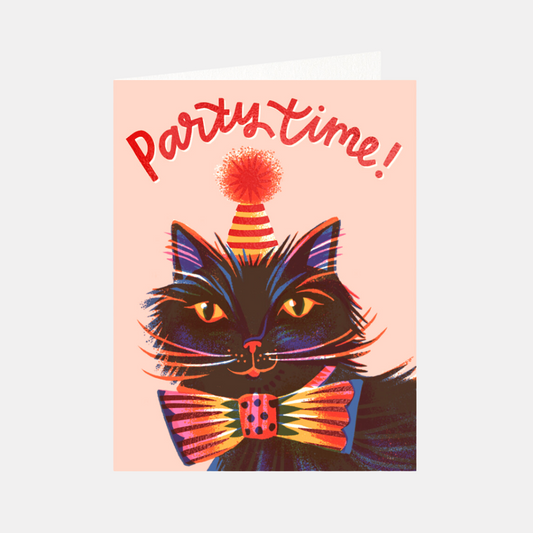 Party Time Cat Card