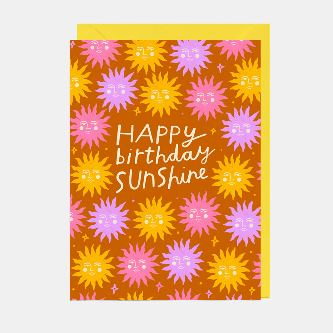 Happy Birthday Sunshine Card