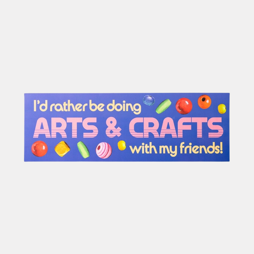 Arts & Crafts Bumper Sticker