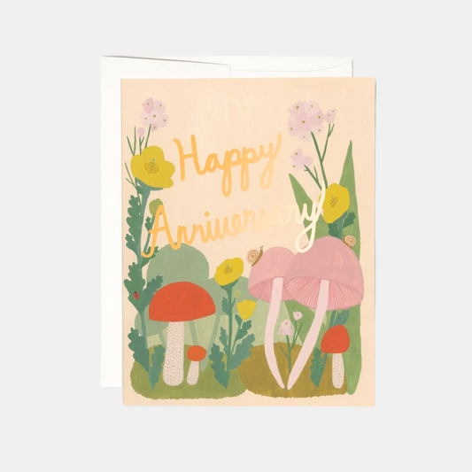 Happy Anniversary Woodland Card