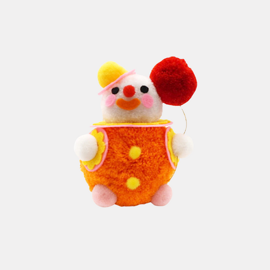 Balloon Clown Pom Pom Ornament