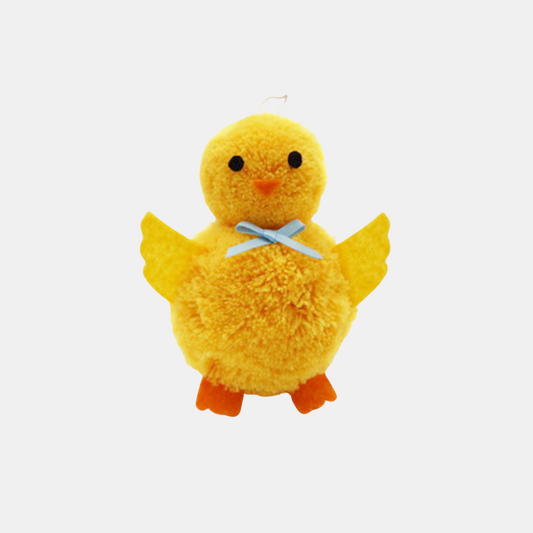 Yellow Chick Pom Pom Ornament