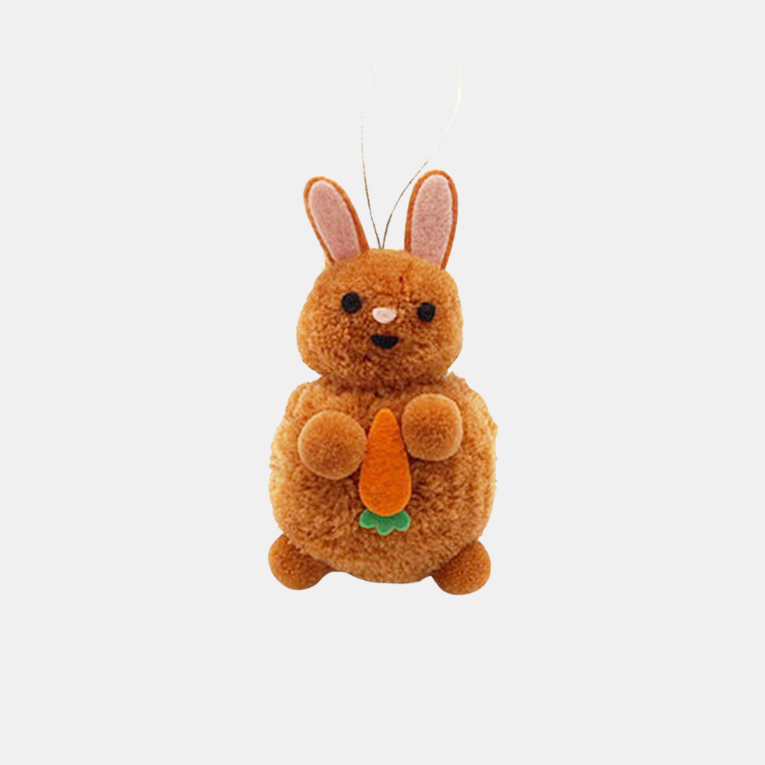 Bunny Pom Pom Ornament