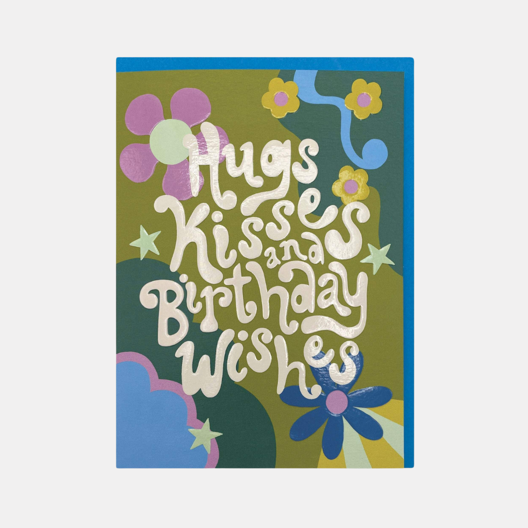 Hugs, Kisses, And Birthday Wishes Card