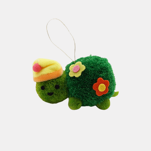 Sleepy Turtle Pom Pom Ornament