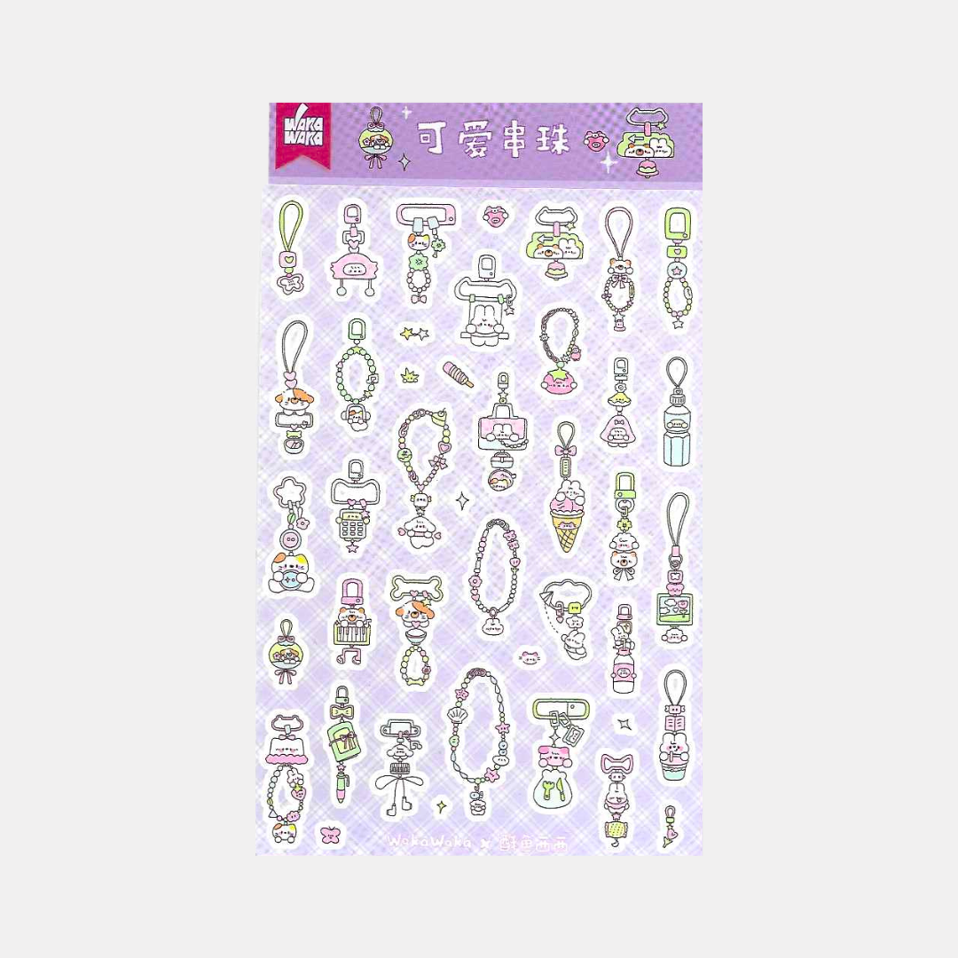 Charms Sticker Sheet