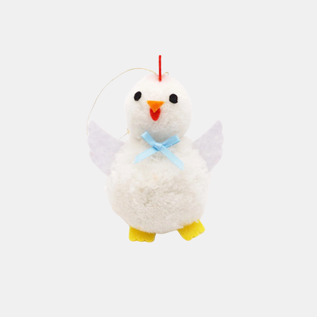 Chicken Pom Pom Ornament