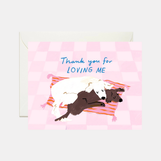 Snuggle Dogs Card