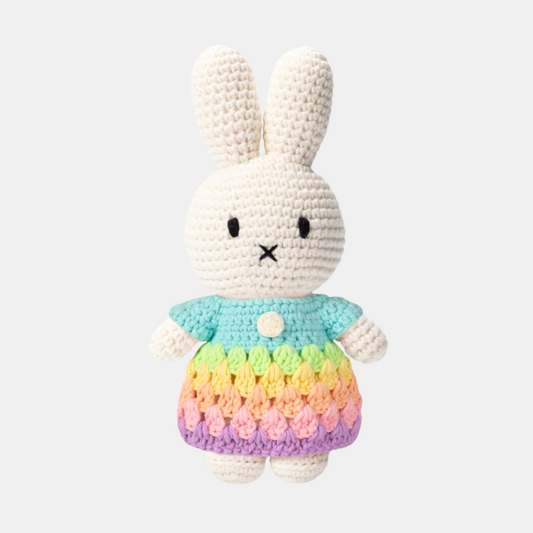 Miffy Rainbow Dress Crochet Plushie