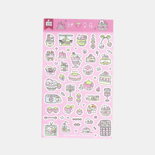 Strawberry Sweets Sticker Sheet