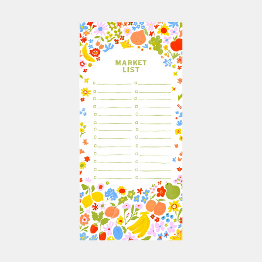 Fruit Market List Notepad