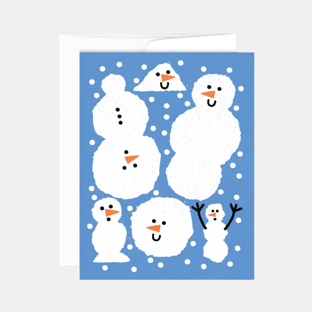 Joyful Snowmen Holiday Card