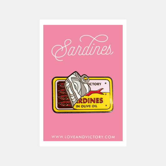 Sardines Enamel Pin