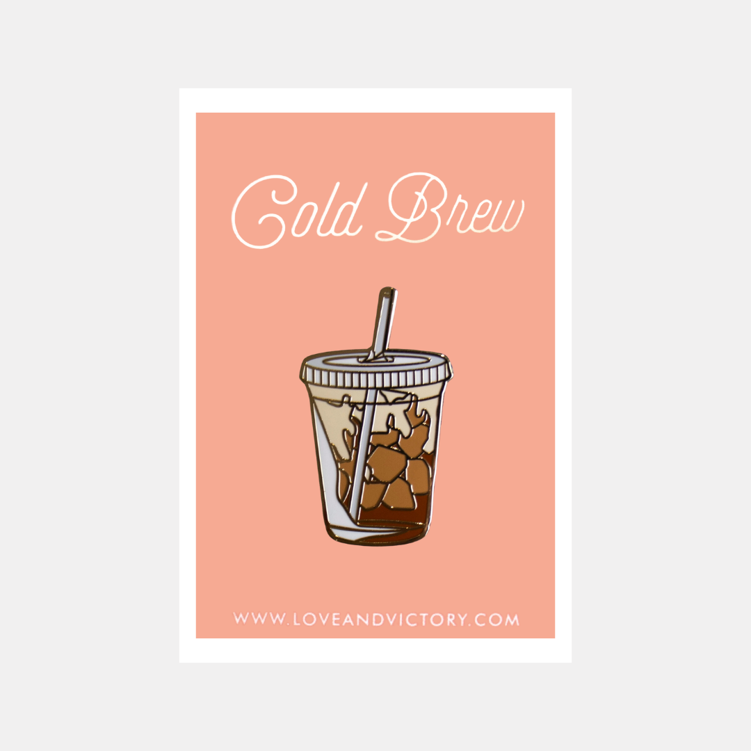 Cold Brew Enamel Pin