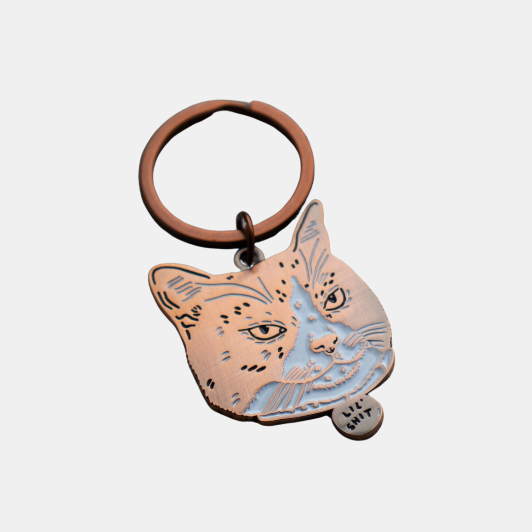 Lil' Shit Cat Keychain