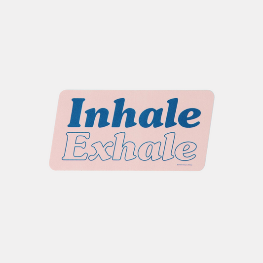 Inhale Exhale Sticker