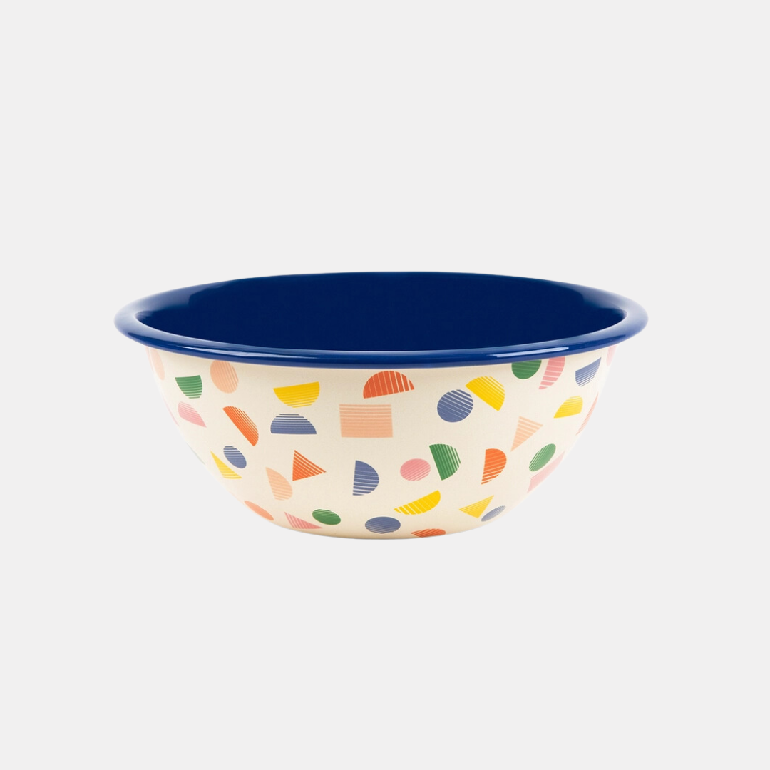 Chips Small Enamel Serving Bowl