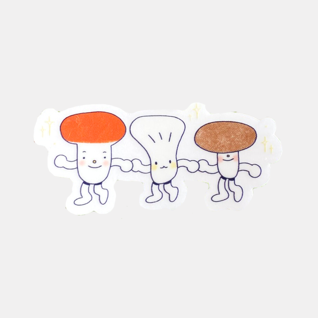 Mushroom Friends Sticker