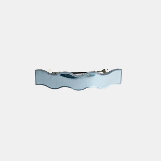 Reflect Silver Squiggle Barrette